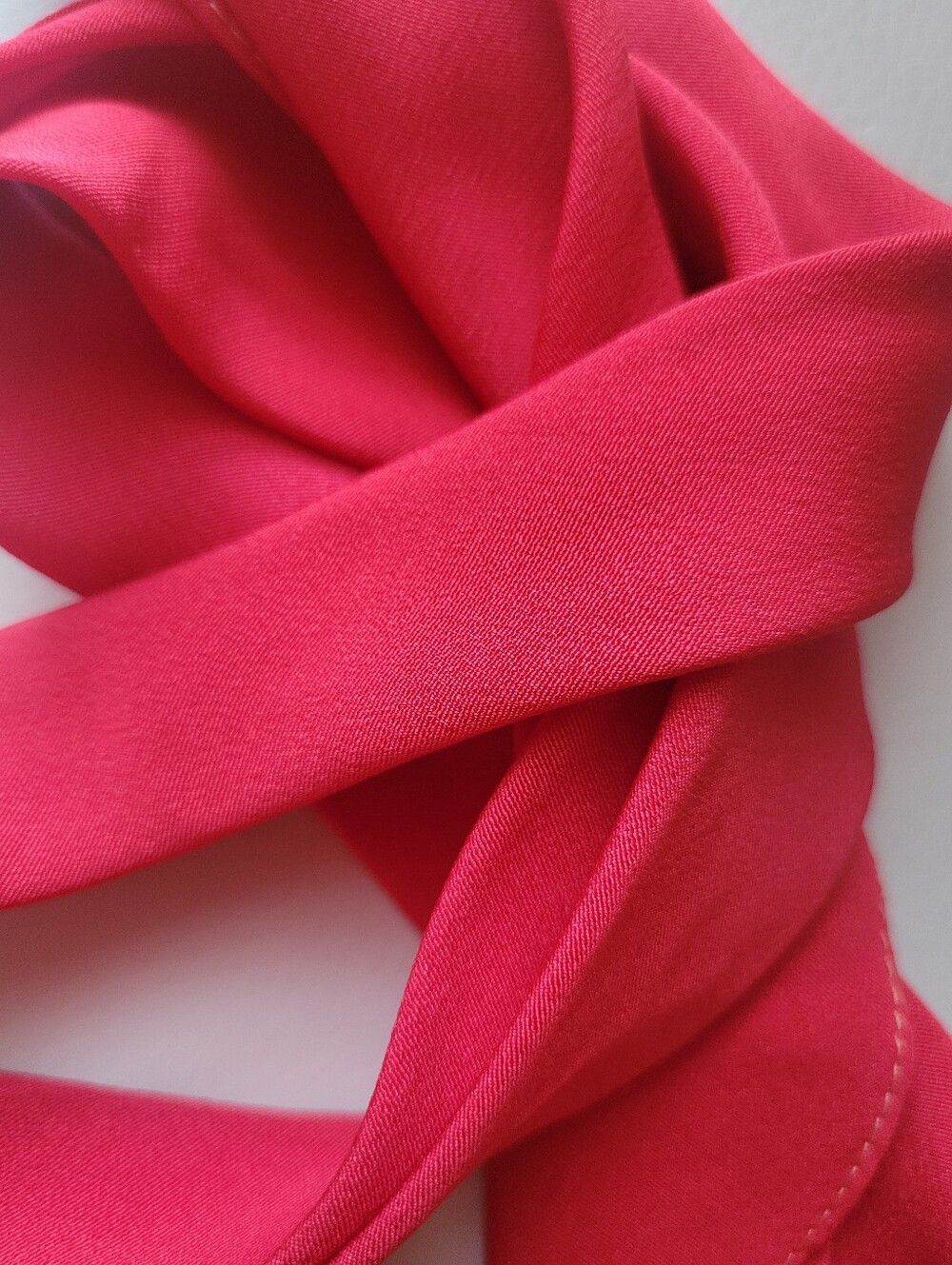 Vintage Go Western Ties Red Skinny Scarf Bolo Neckerchief Chouteau, OK Unisex - Picture 9 of 11